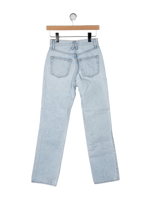 SLVRLAKE High-Rise Straight Leg Jeans