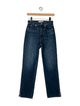 SLVRLAKE Mid-Rise Straight Leg Jeans