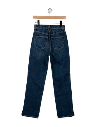 SLVRLAKE Mid-Rise Straight Leg Jeans