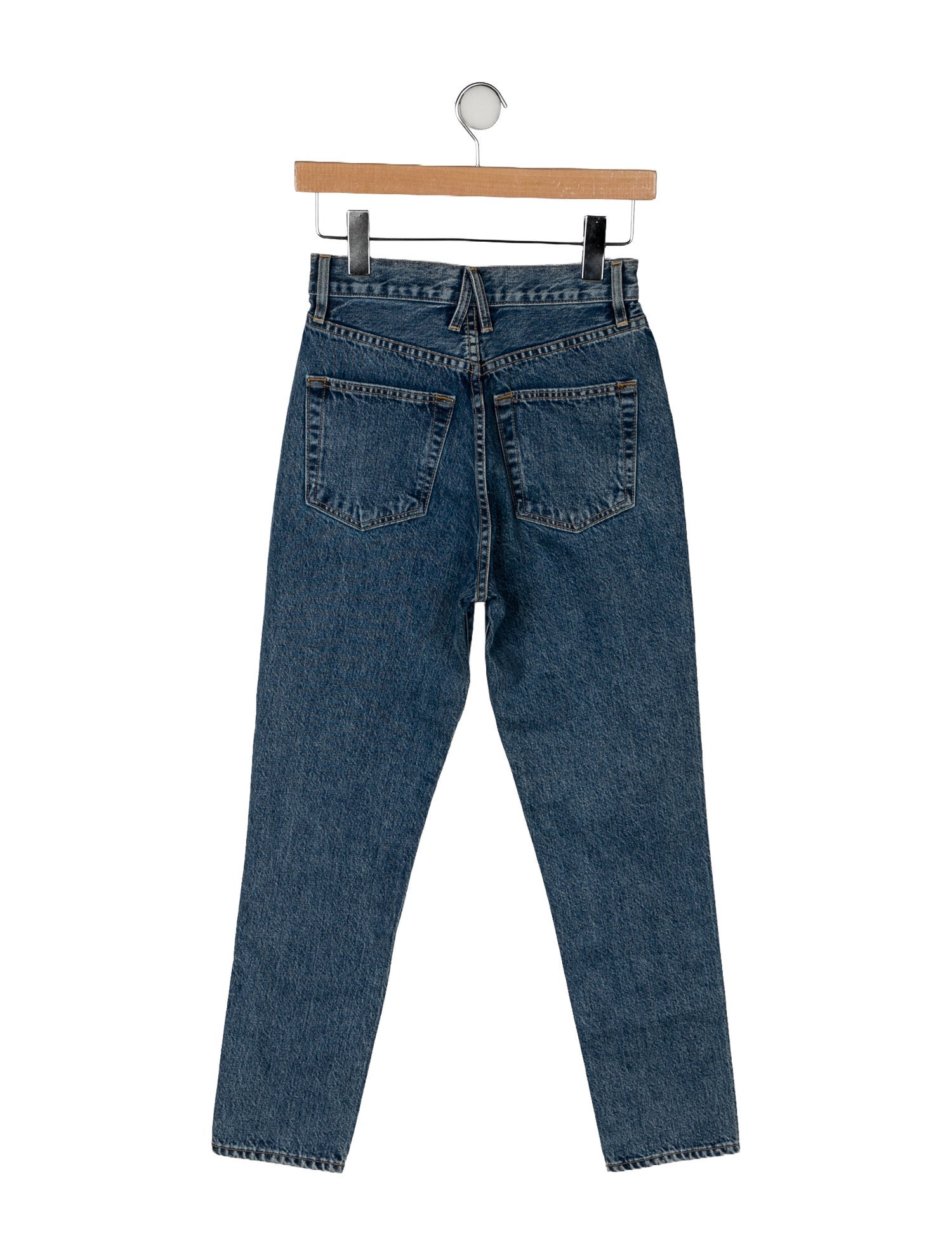 SLVRLAKE High-Rise Straight Leg Jeans