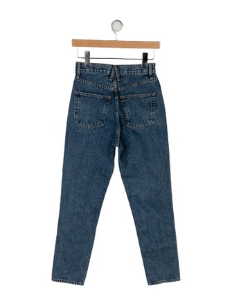 SLVRLAKE High-Rise Straight Leg Jeans
