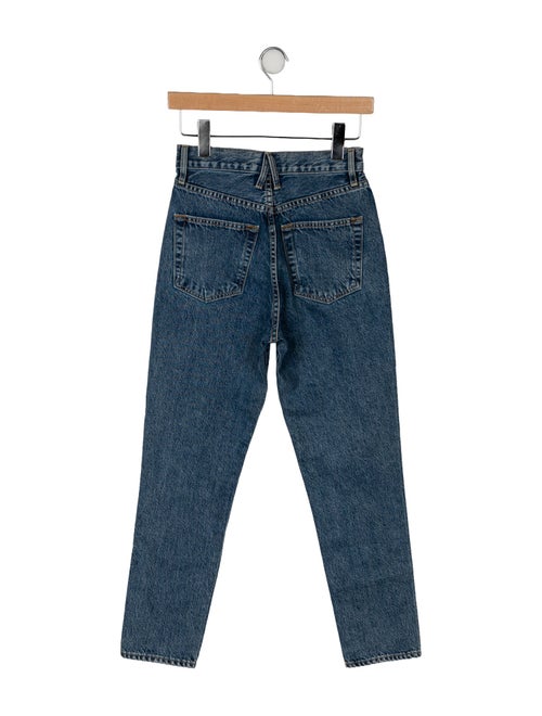 SLVRLAKE High-Rise Straight Leg Jeans