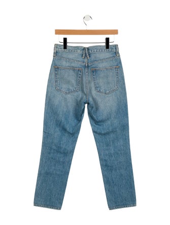SLVRLAKE Mid-Rise Straight Leg Jeans