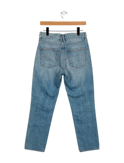 SLVRLAKE Mid-Rise Straight Leg Jeans