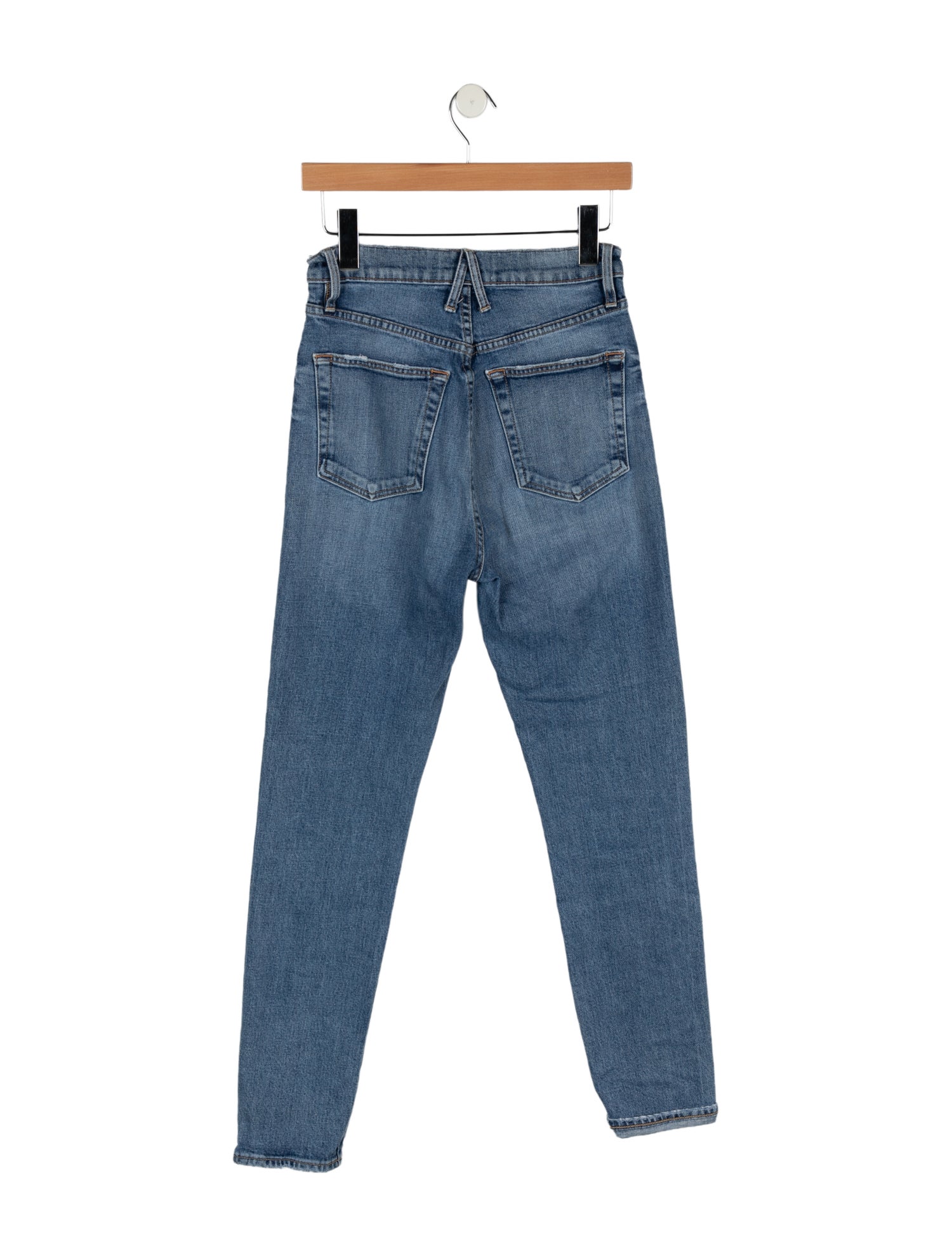 SLVRLAKE High-Rise Straight Leg Jeans