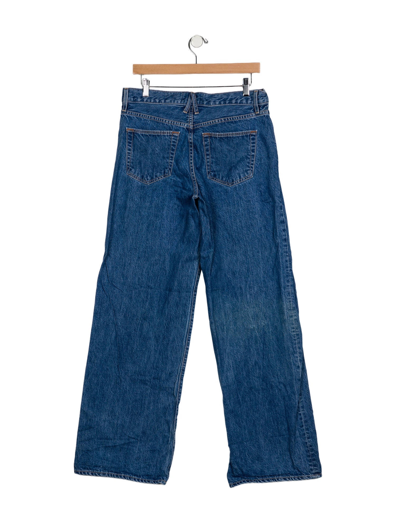 SLVRLAKE Mid-Rise Wide Leg Jeans