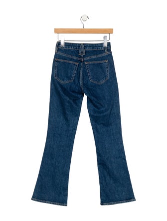 SLVRLAKE Mid-Rise Wide Leg Jeans