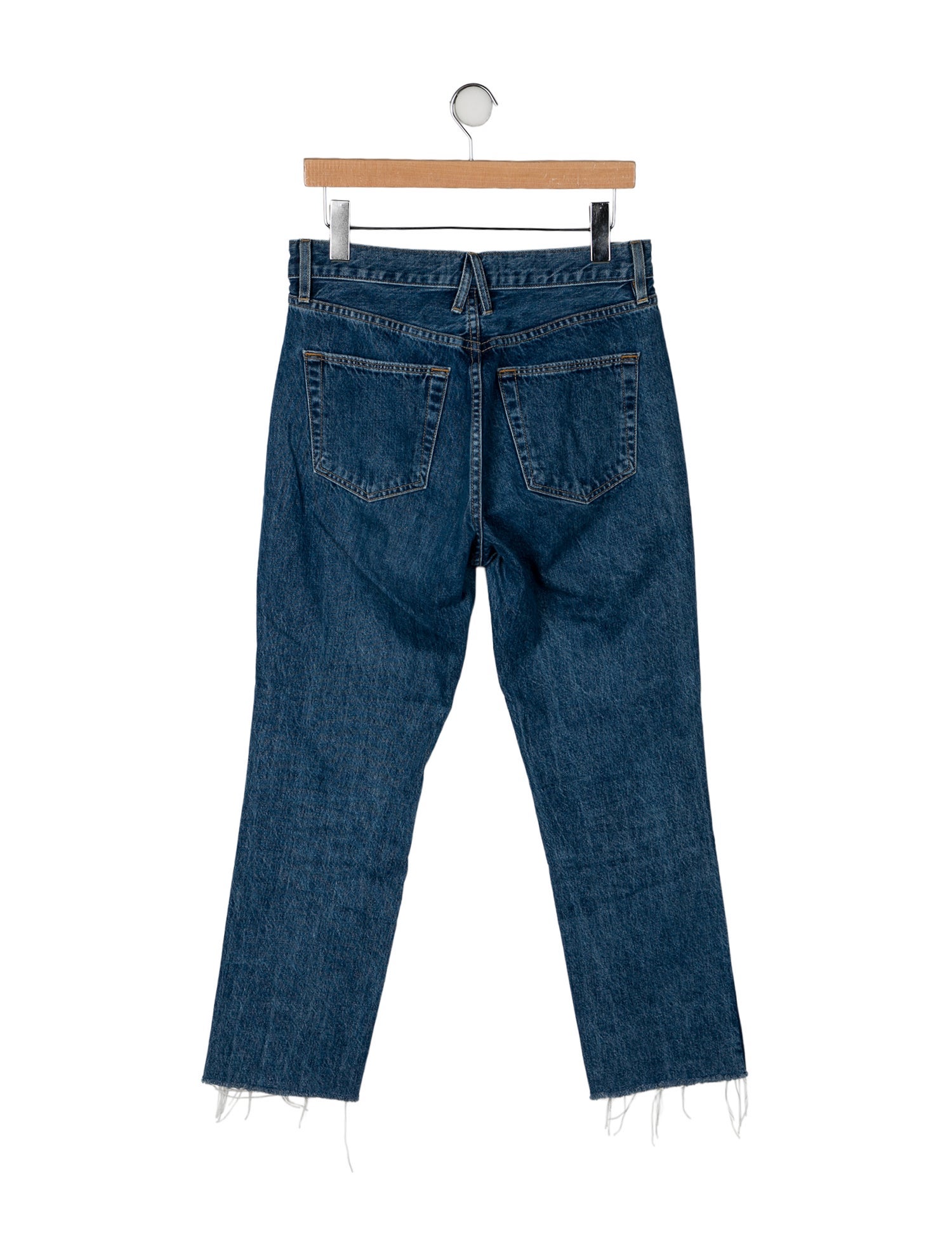 SLVRLAKE High-Rise Straight Leg Jeans