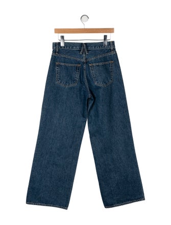 SLVRLAKE Mid-Rise Wide Leg Jeans