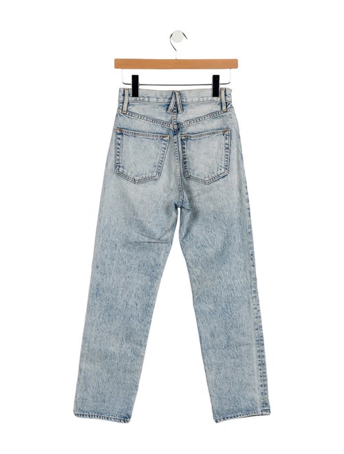 SLVRLAKE High-Rise Straight Leg Jeans