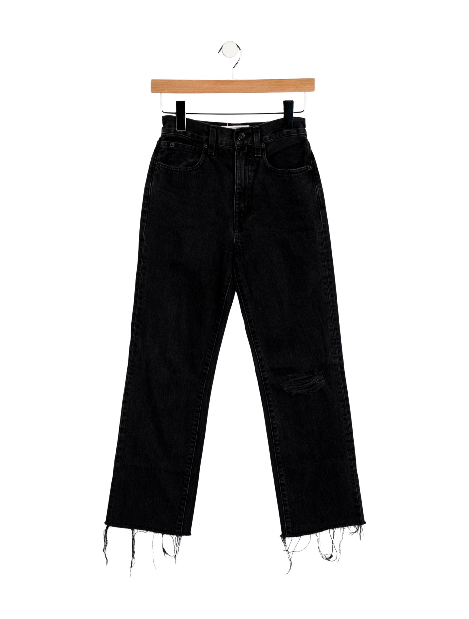 SLVRLAKE Mid-Rise Straight Leg Jeans