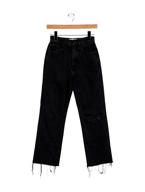 SLVRLAKE Mid-Rise Straight Leg Jeans