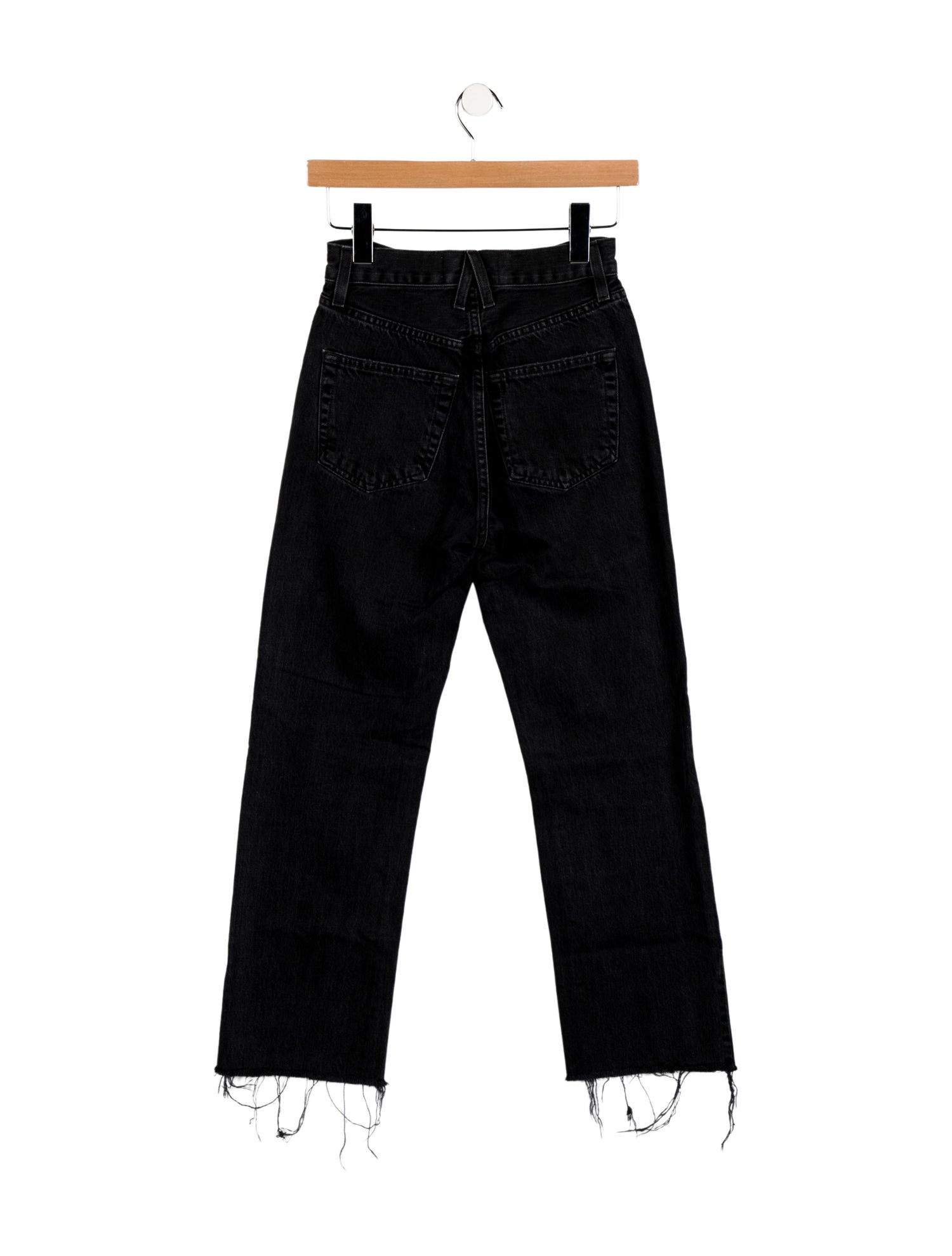 SLVRLAKE Mid-Rise Straight Leg Jeans
