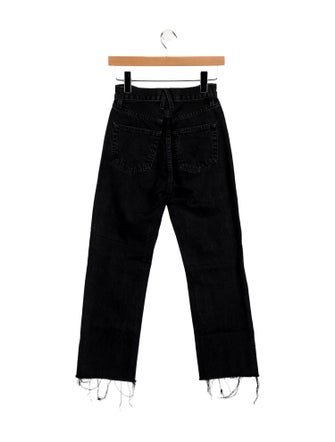 SLVRLAKE Mid-Rise Straight Leg Jeans