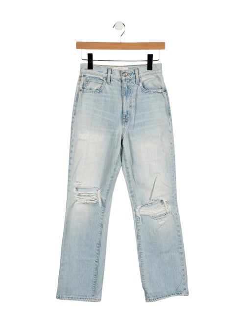 SLVRLAKE Mid-Rise Straight Leg Jeans
