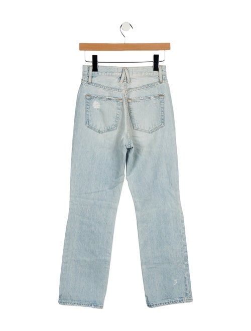 SLVRLAKE Mid-Rise Straight Leg Jeans