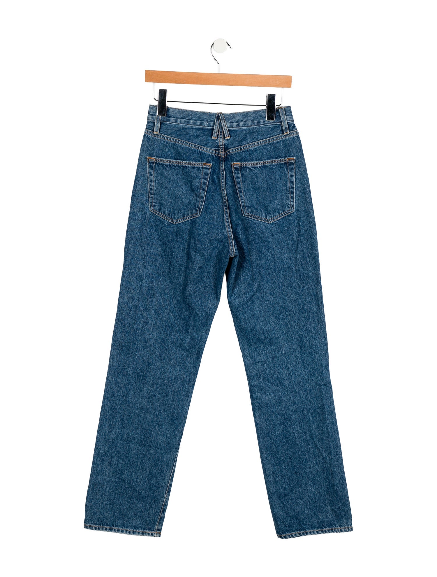 SLVRLAKE High-Rise Straight Leg Jeans
