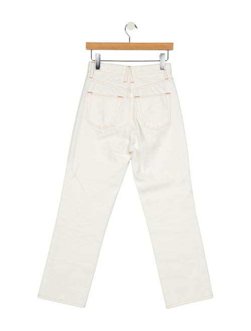 SLVRLAKE High-Rise Straight Leg Jeans