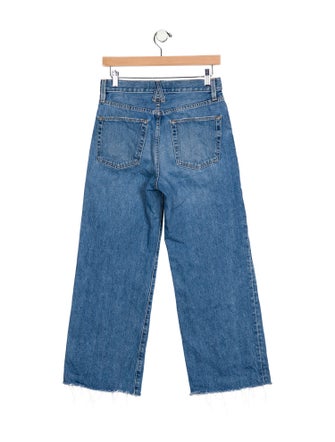 SLVRLAKE Mid-Rise Wide Leg Jeans