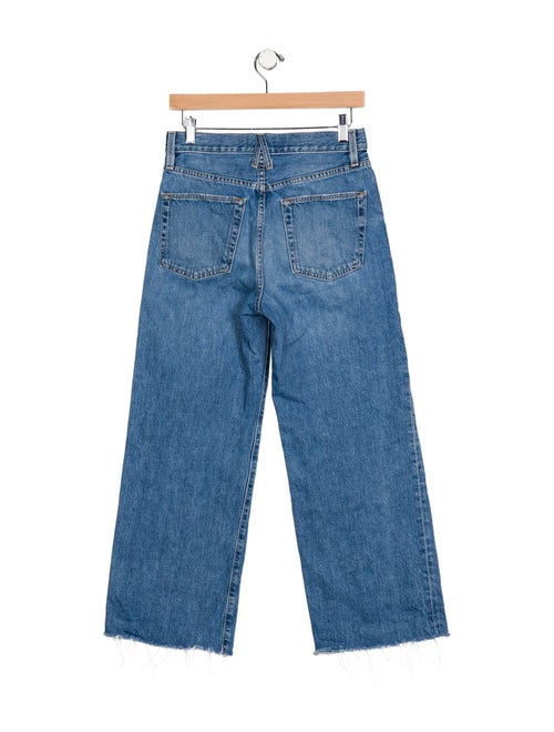 SLVRLAKE Mid-Rise Wide Leg Jeans