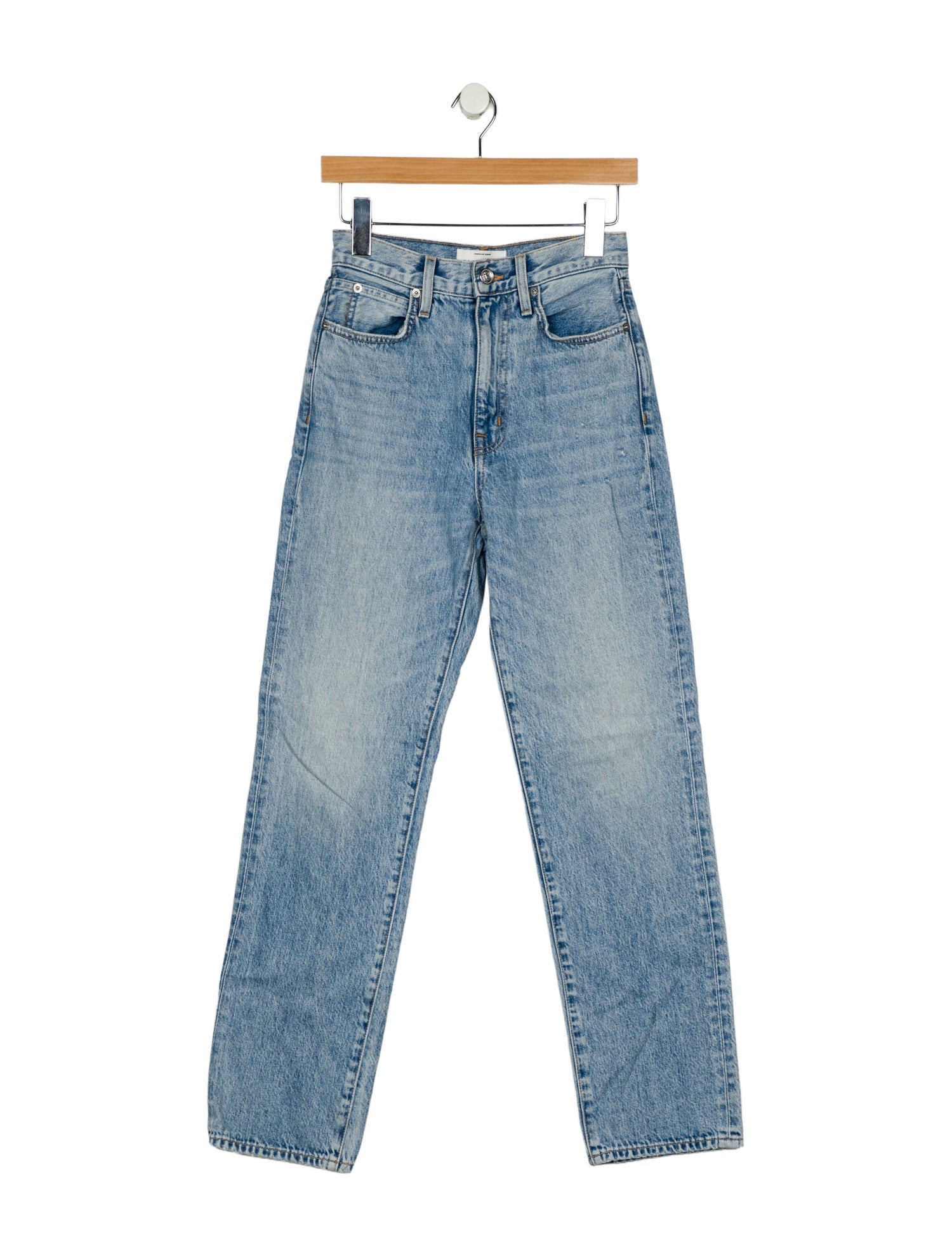 SLVRLAKE High-Rise Straight Leg Jeans