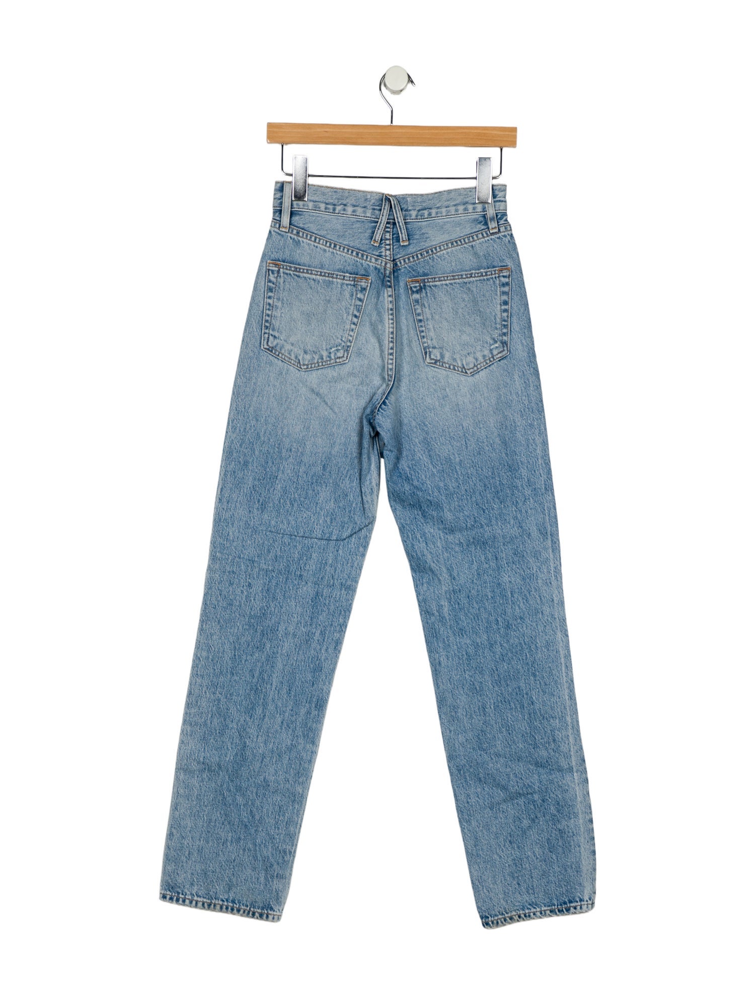 SLVRLAKE High-Rise Straight Leg Jeans