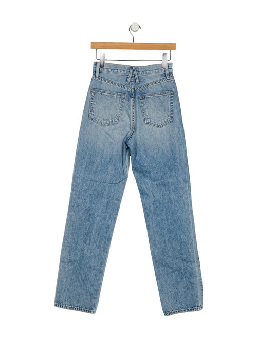 SLVRLAKE High-Rise Straight Leg Jeans