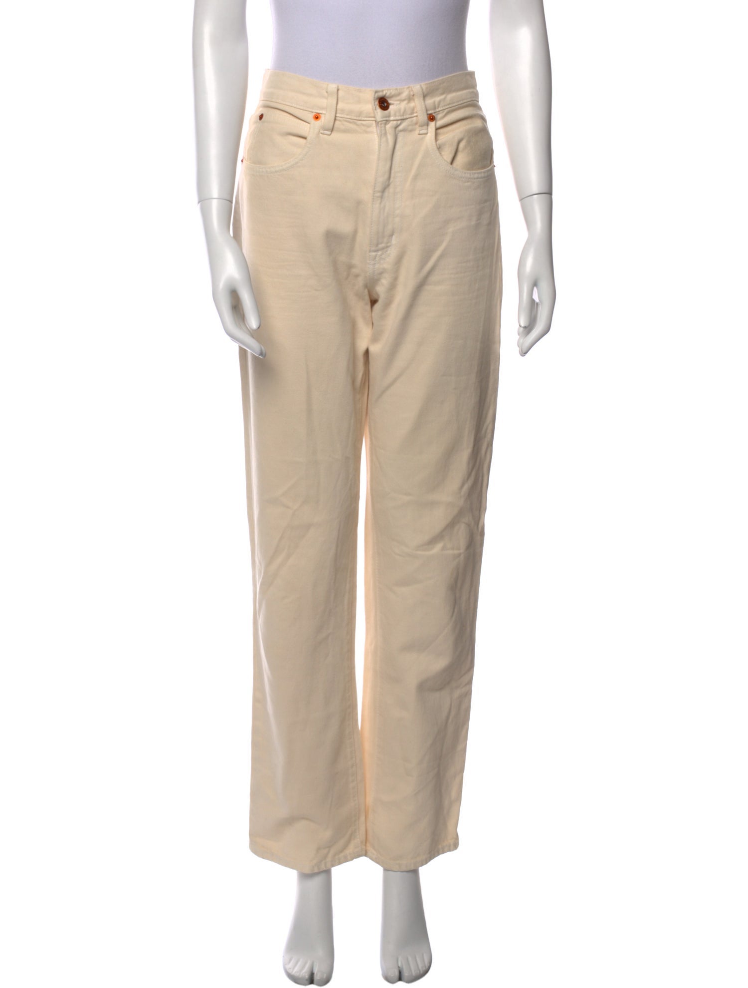 SLVRLAKE High-Rise Straight Leg Jeans