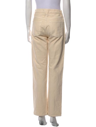 SLVRLAKE High-Rise Straight Leg Jeans