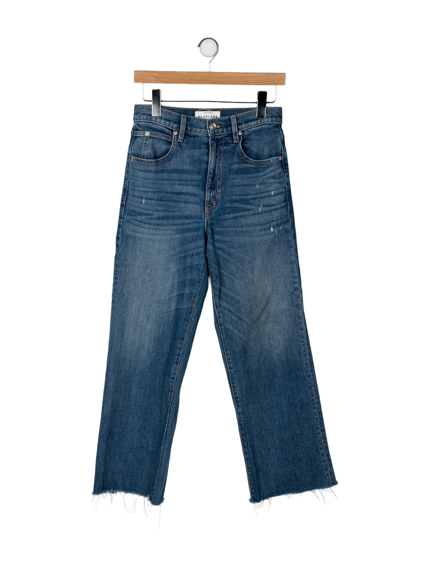 SLVRLAKE High-Rise Wide Leg Jeans