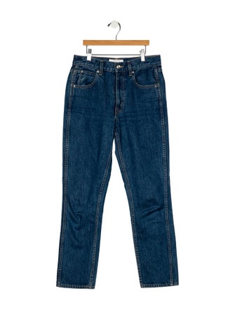 SLVRLAKE Mid-Rise Straight Leg Jeans