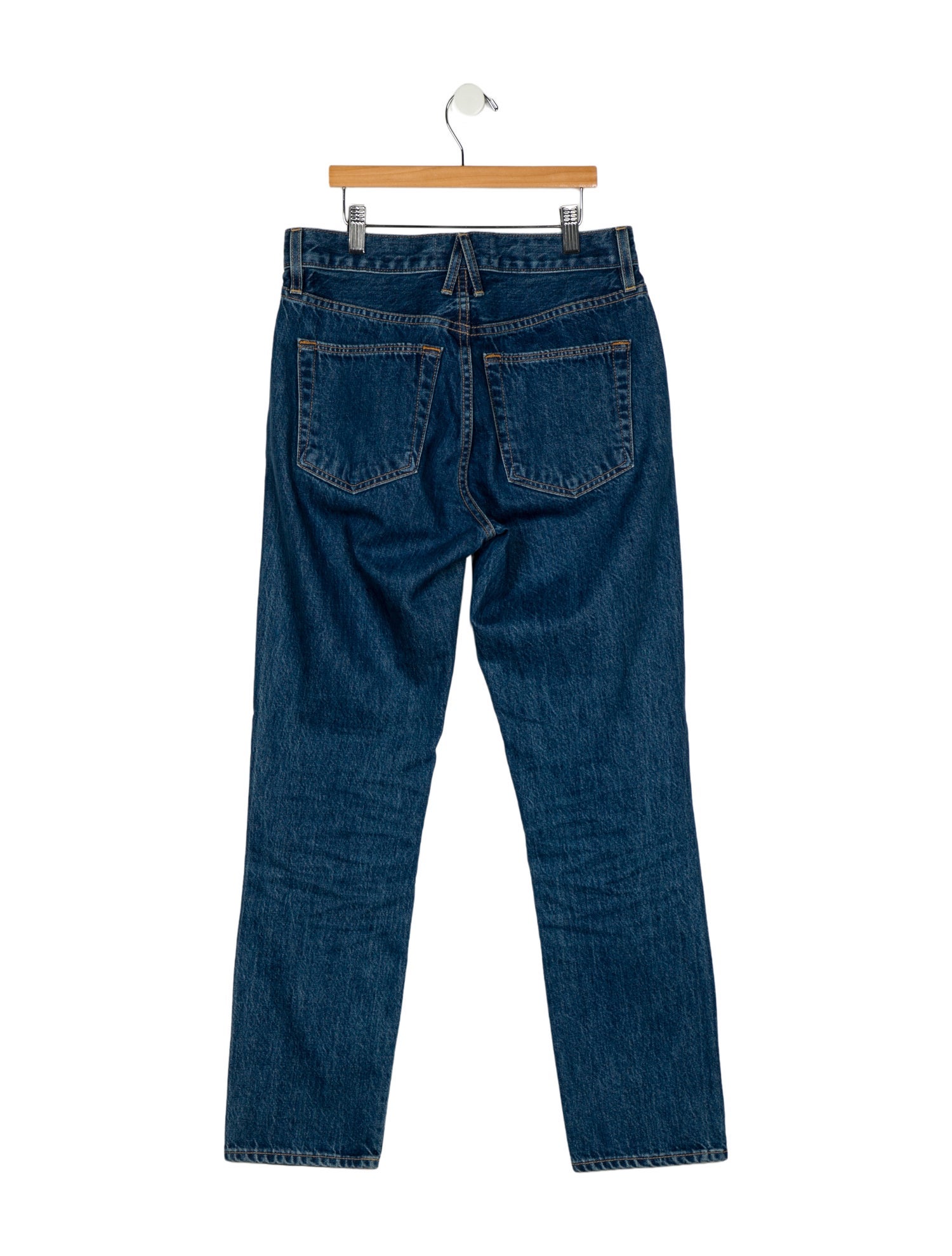 SLVRLAKE Mid-Rise Straight Leg Jeans