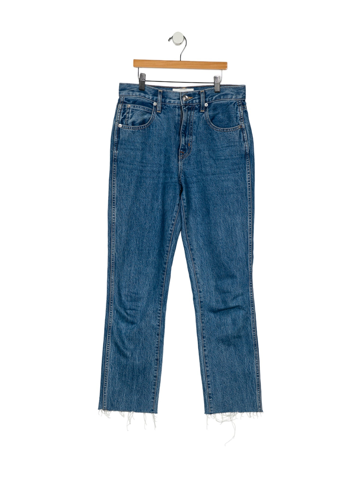 SLVRLAKE High-Rise Straight Leg Jeans