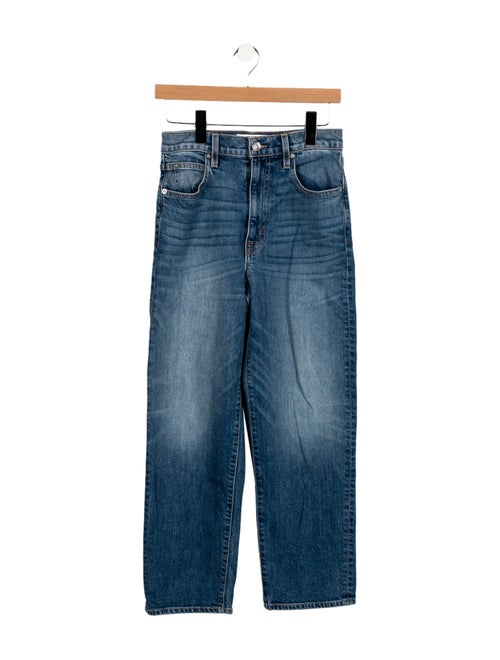 SLVRLAKE Mid-Rise Straight Leg Jeans
