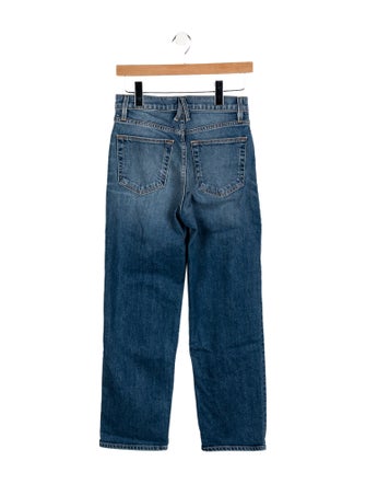 SLVRLAKE Mid-Rise Straight Leg Jeans