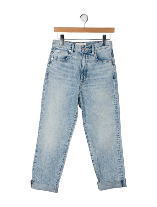 SLVRLAKE High-Rise Straight Leg Jeans