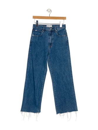 SLVRLAKE Mid-Rise Wide Leg Jeans