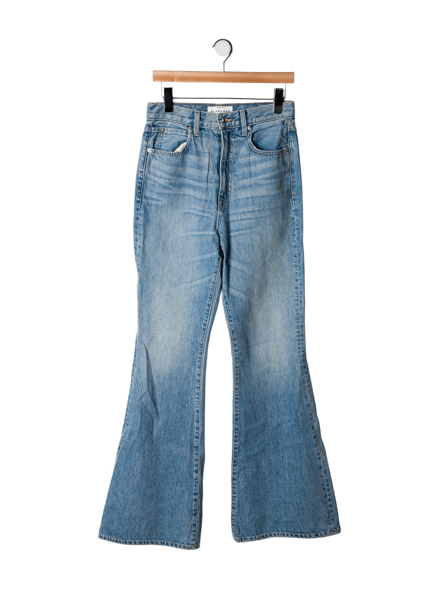 SLVRLAKE High-Rise Wide Leg Jeans