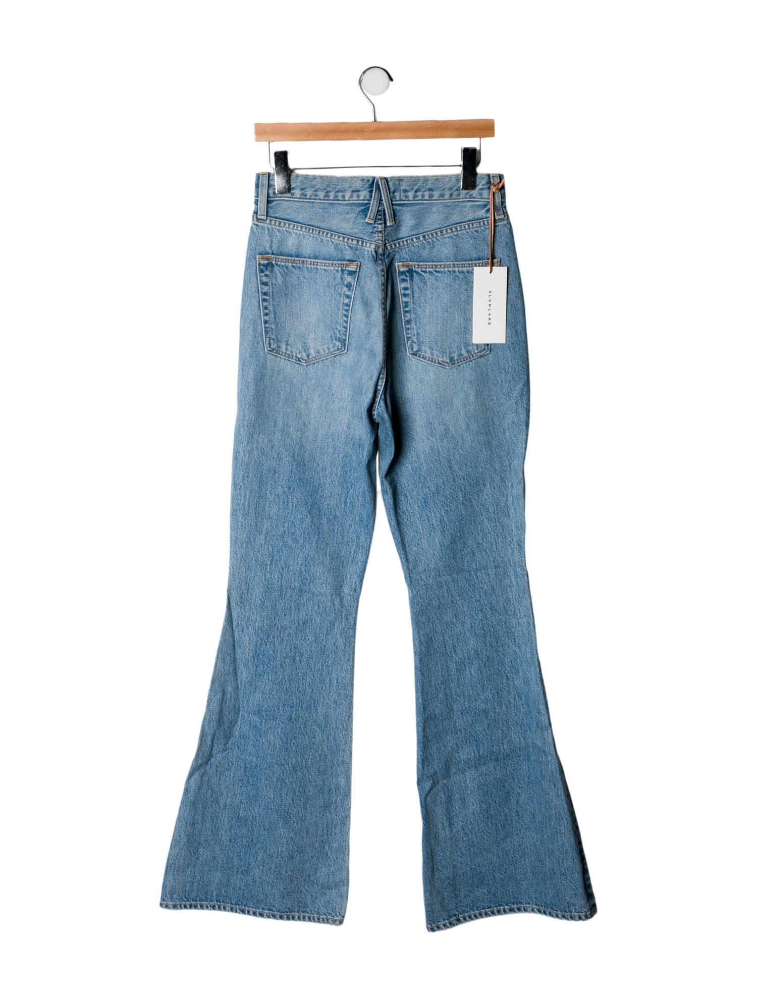 SLVRLAKE High-Rise Wide Leg Jeans