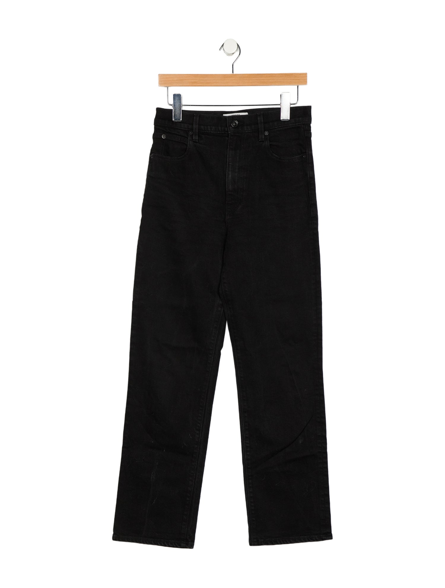 SLVRLAKE High-Rise Straight Leg Jeans
