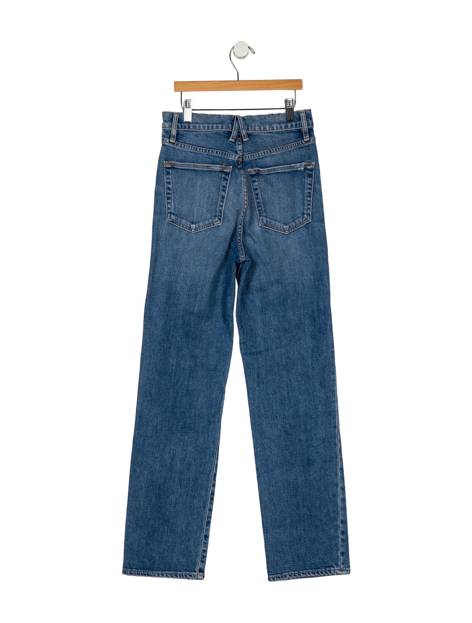 SLVRLAKE Mid-Rise Straight Leg Jeans