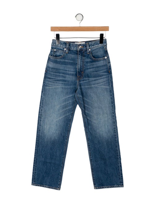 SLVRLAKE High-Rise Straight Leg Jeans