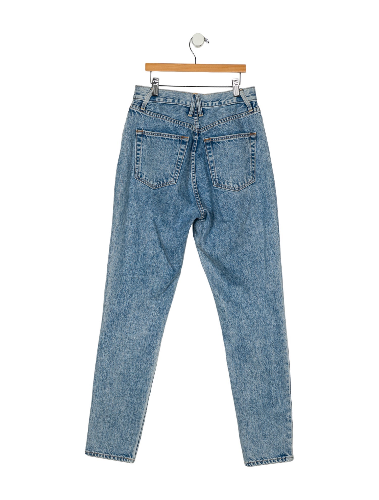 SLVRLAKE High-Rise Straight Leg Jeans