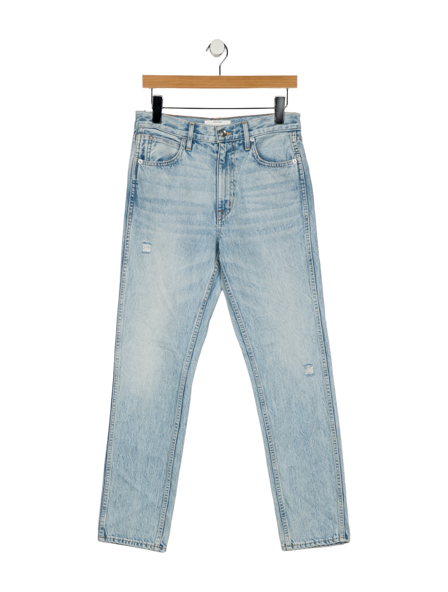 SLVRLAKE High-Rise Straight Leg Jeans