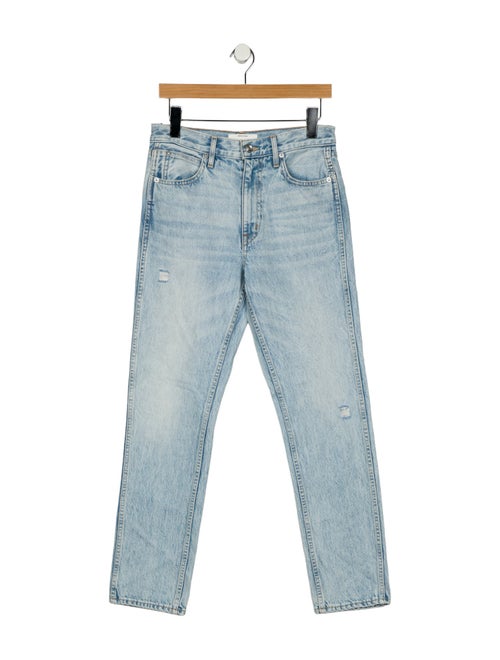 SLVRLAKE High-Rise Straight Leg Jeans