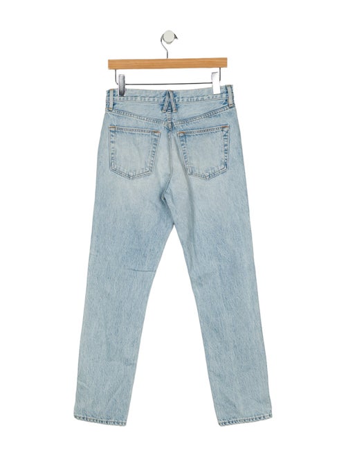 SLVRLAKE High-Rise Straight Leg Jeans