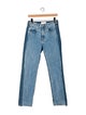 SLVRLAKE Mid-Rise Straight Leg Jeans