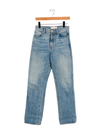 SLVRLAKE High-Rise Straight Leg Jeans