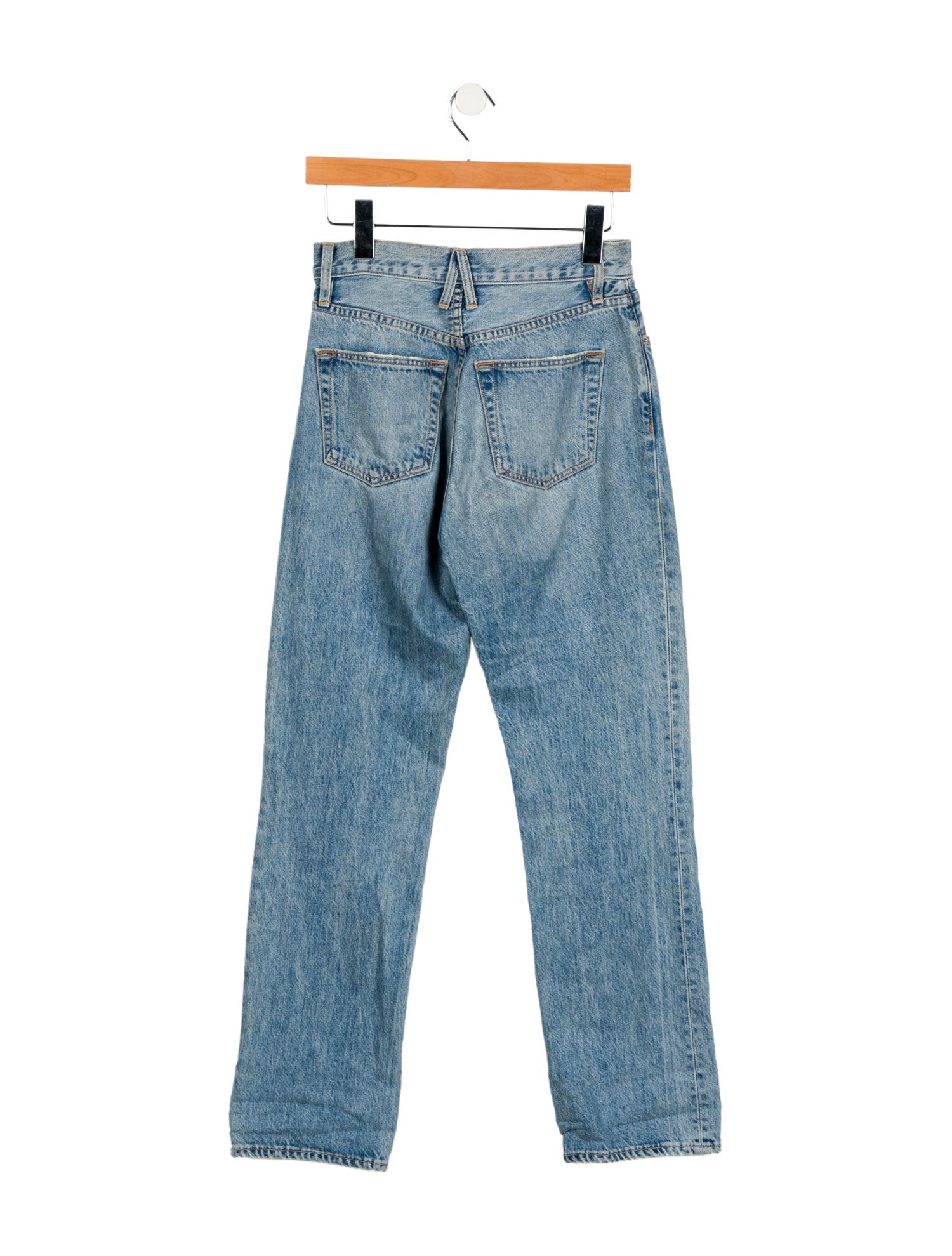 SLVRLAKE High-Rise Straight Leg Jeans