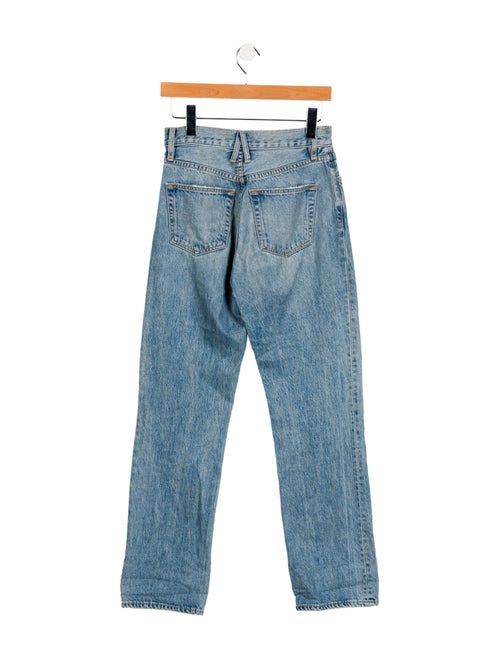 SLVRLAKE High-Rise Straight Leg Jeans